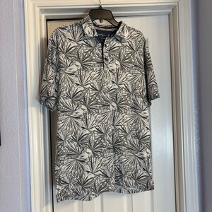 Walter Hagen 11 Majors Men's Printed Golf Polo Shirt Sz M (Fits Large)